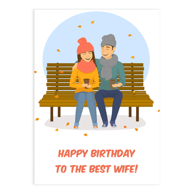 Single Greeting Card - 5x7inch