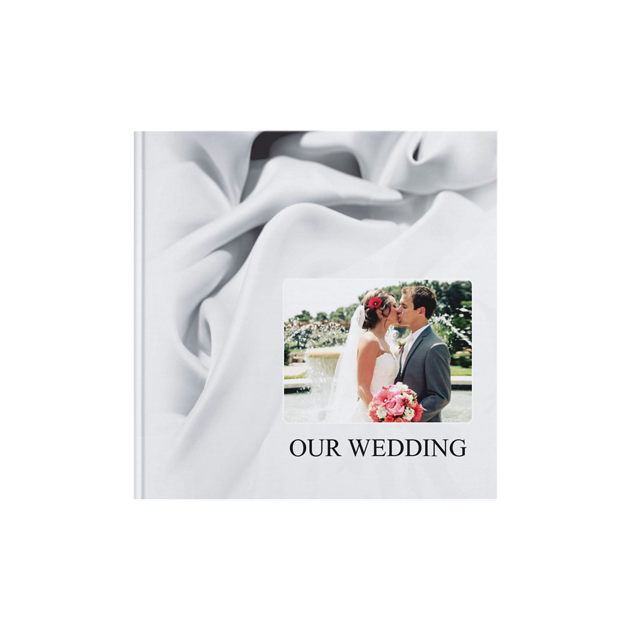 Wedding Satin 20cm x 20cm Square Photobook