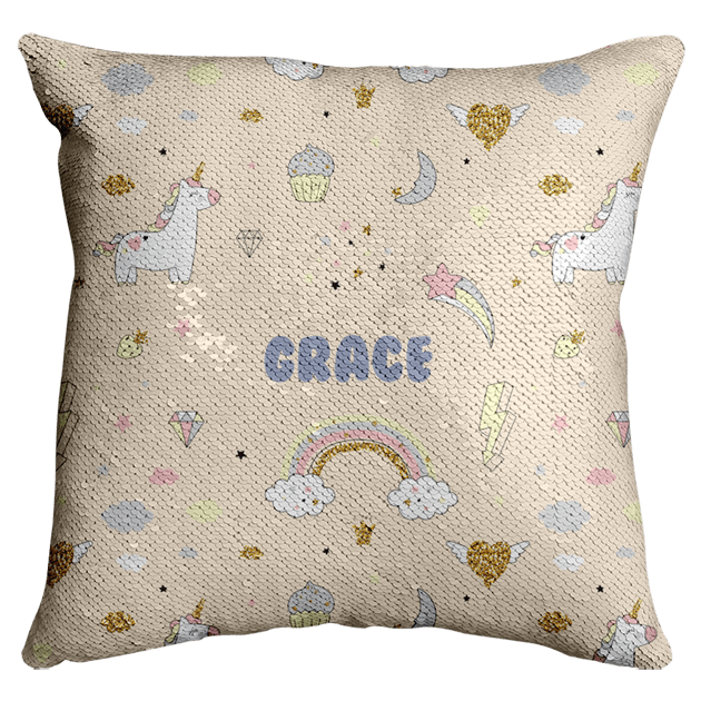 Flip Sequin Cushion Cover 40x40cm